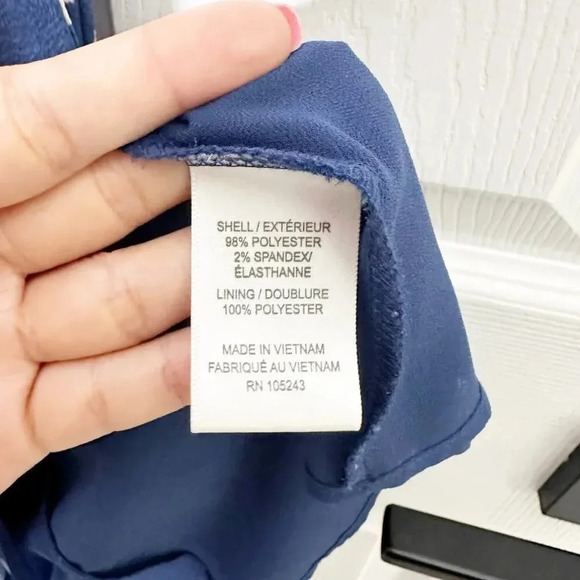 BOBEAU Size Small Short‎ Sleeve Midi Wrap Dress Blue Pink Floral Print - Picture 4 of 8